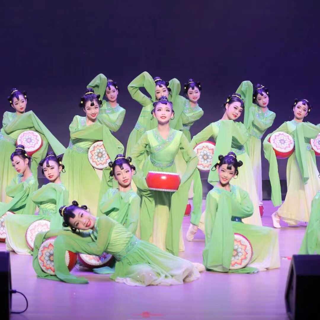 露露老师原创踏鼓声声楚鼓声声汉唐水袖古典舞蹈演出服原版服装