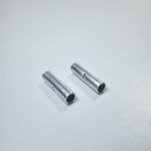 促销紫铜中间裸端头BN1.25 管型对接端子小连接铜管 直通管1000个