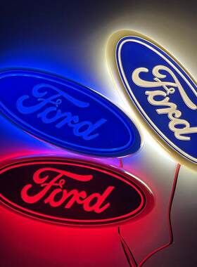 适用于福特FORD车标LED灯4D发光后尾车标灯