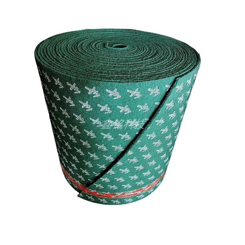 工业百洁布 绿色尼龙片 菜瓜布不锈钢拉丝布除锈植绒百洁布磨布