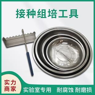不锈钢接种盘16/18/20/22cm接种棒接种丝解剖针组培专用接种工具
