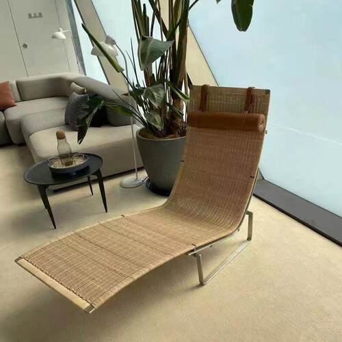 户外躺椅阳台闲摇椅院编KKT藤椅休椅织懒人椅样板房创庭意摆样编