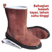 耐磨 防烫安全鞋 劳保鞋 男轮胎底高帮带钢头耐高温防砸耐火花电焊鞋