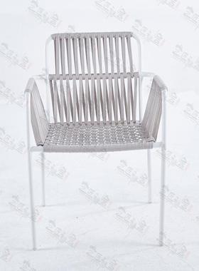 户外家具座藤椅A-1720 家用露台花园休闲椅子 咖啡厅洽天茶摆摊谈