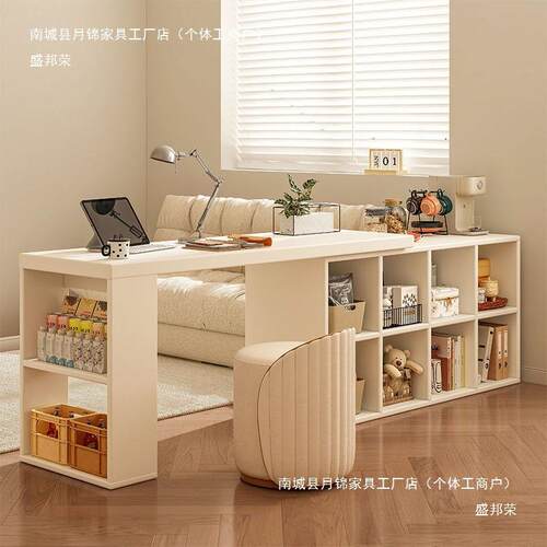 【折扣价】转角书桌学习桌子卧室女生梳妆台书柜一体实木l型拐角