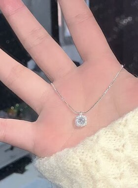 2026方糖项链女ins冷淡风百搭小众设计不色锁骨链轻奢