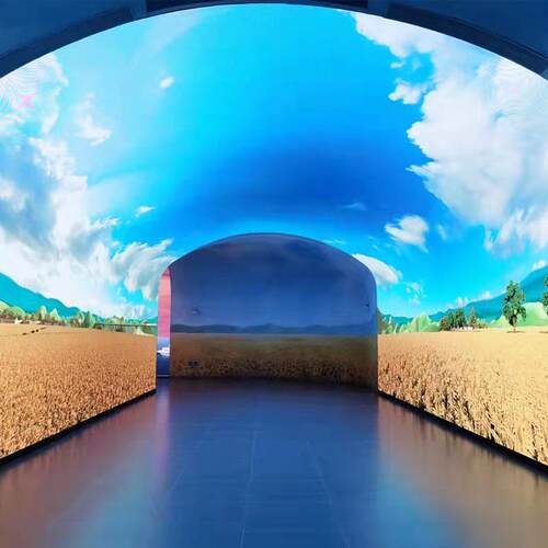 沉浸式led小间距5面显示屏P2P2.5室内裸眼3D元宇宙科技馆LED