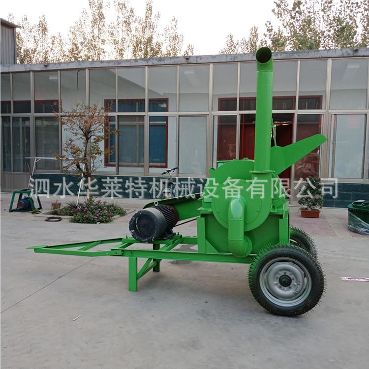 小竹电动树枝粉碎机移动式园林杂木皮锯木机双口木KSF材木木型木