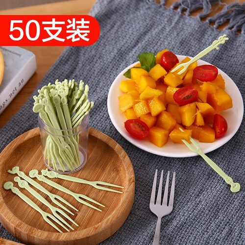 Disposable fruit forks, small plastic fruit picks, individua