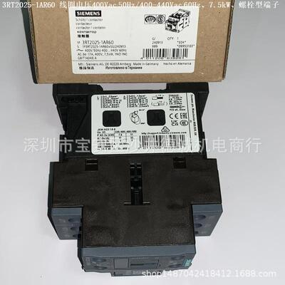 3RT2026-1AR60 接触器 线圈电压 400Vac 50Hz/400-440 60Hz