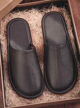 男品牌拖鞋高端春秋冬包头居家防滑软底防水女0906b