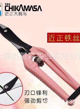 近正大嘴鸟chikamasa铁丝剪竹签剪断线钳剪花艺细铁丝花材花纸剪