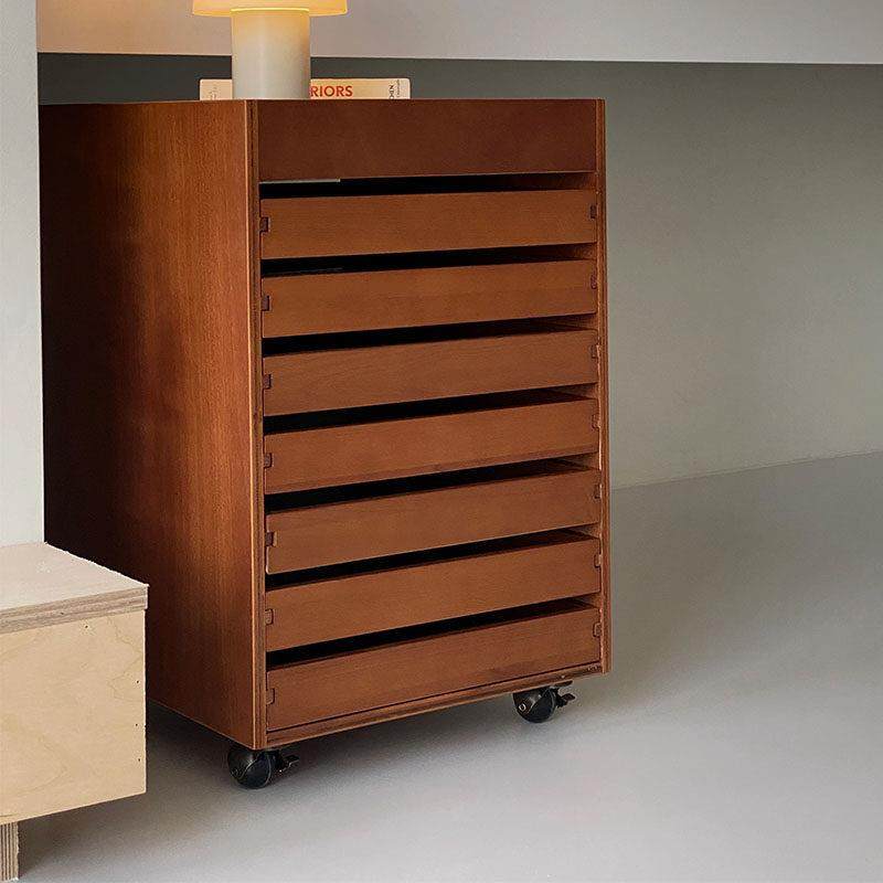 实木移动抽屉式文件收纳柜北欧办公室书房家用日式储物桌底下架子,商业/办公家具,文件柜,淘宝优惠券,粉丝福利购,淘宝优惠卷