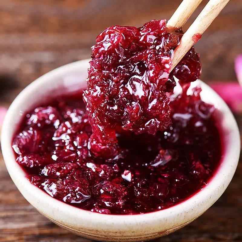 鲜活玫瑰花茶 花果茶饮料浓浆玫瑰酱1.1kg 优果c系列 玫瑰花果酱