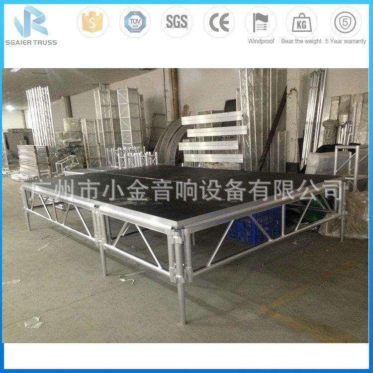 简易拼装铝合金舞台,圆形舞台,支架组装舞台