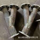 自合曼然陶瓷复耐磨三刚通厂玉陶瓷贴耐磨三通陶片瓷283内衬三通