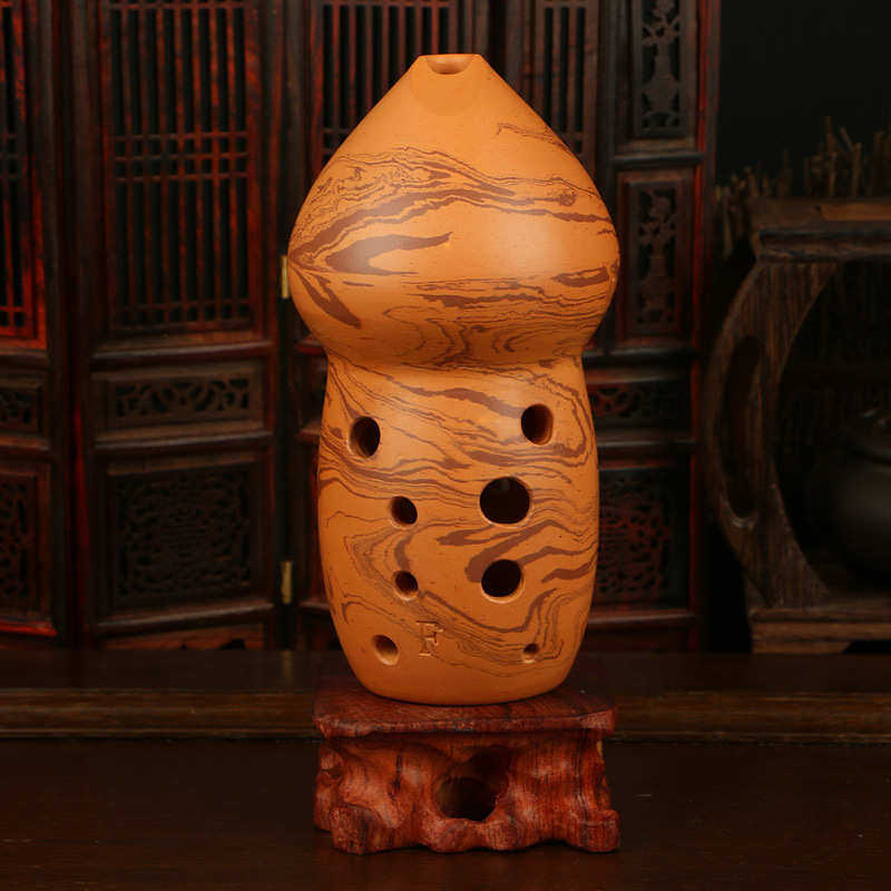 七星埙 十孔双腔葫芦埙 埙 初学者 专业演奏民族乐器岩纹陶埙,乐器/吉他/钢琴/配件,陶笛,淘宝优惠券,粉丝福利购,淘宝优惠卷