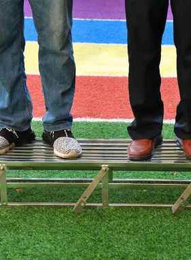 30不锈PFS16071阳台花架悬挂式多肉钢花4盆架子护室栏杆置物架客