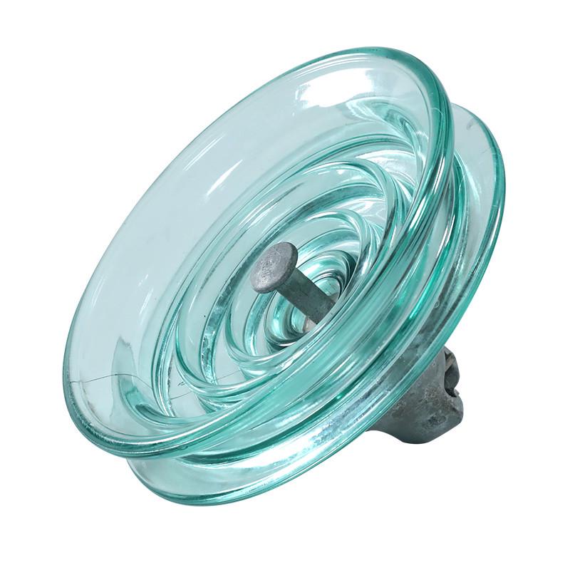 标准盘形悬式钢化玻璃绝缘子U100B/127  电力瓷瓶 LXY1-70 U120BL