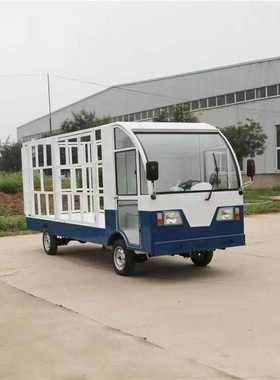 电动平板车拉货车大功率载重王四轮工地库房厂区搬运车两吨