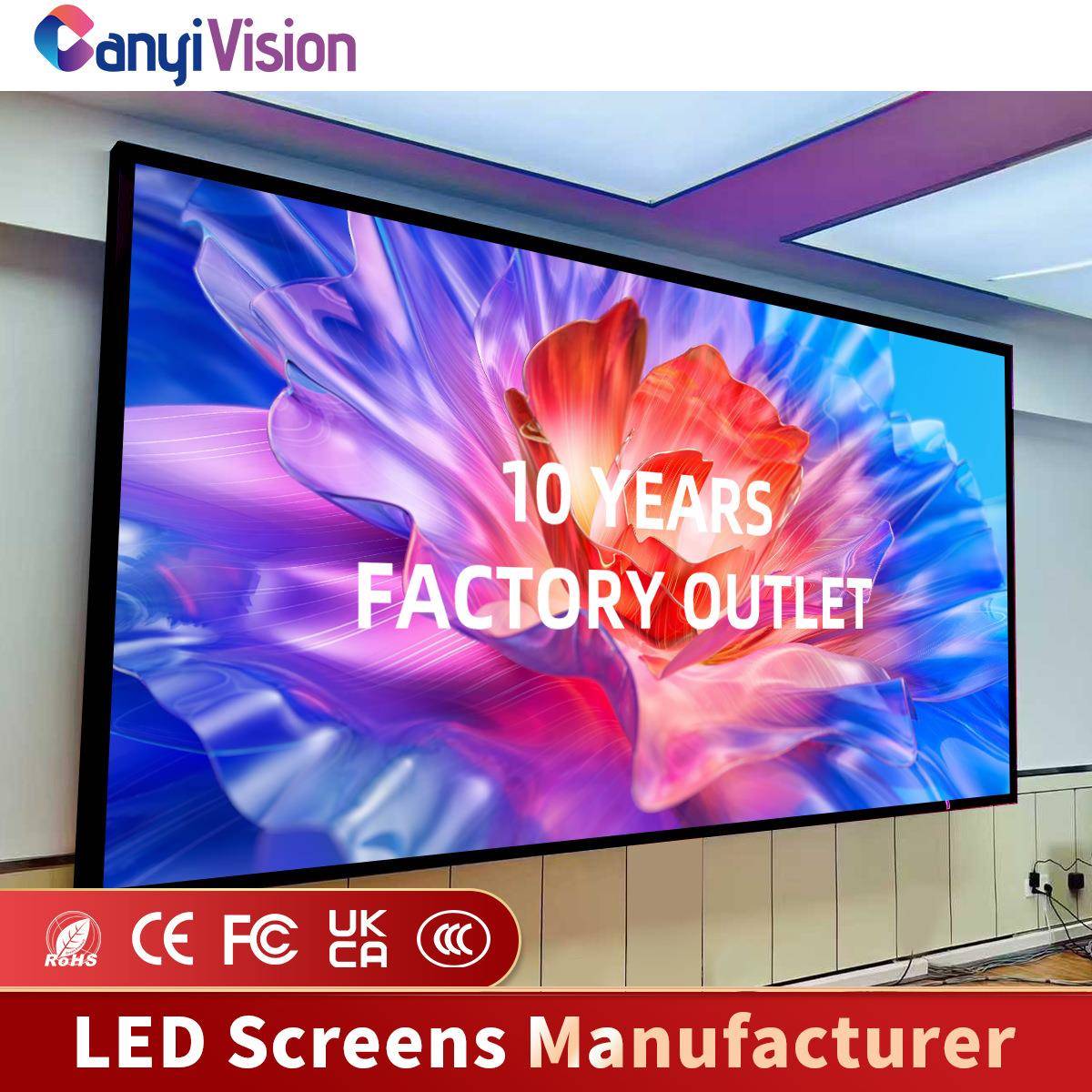 Led screen室内户外全彩led显示屏会议室展厅舞台led屏幕电子屏