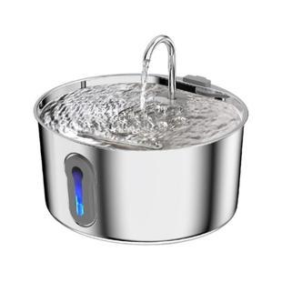 厂家新爆款 4L智能宠物饮水机自动循环不锈钢大容量猫咪狗狗饮水器