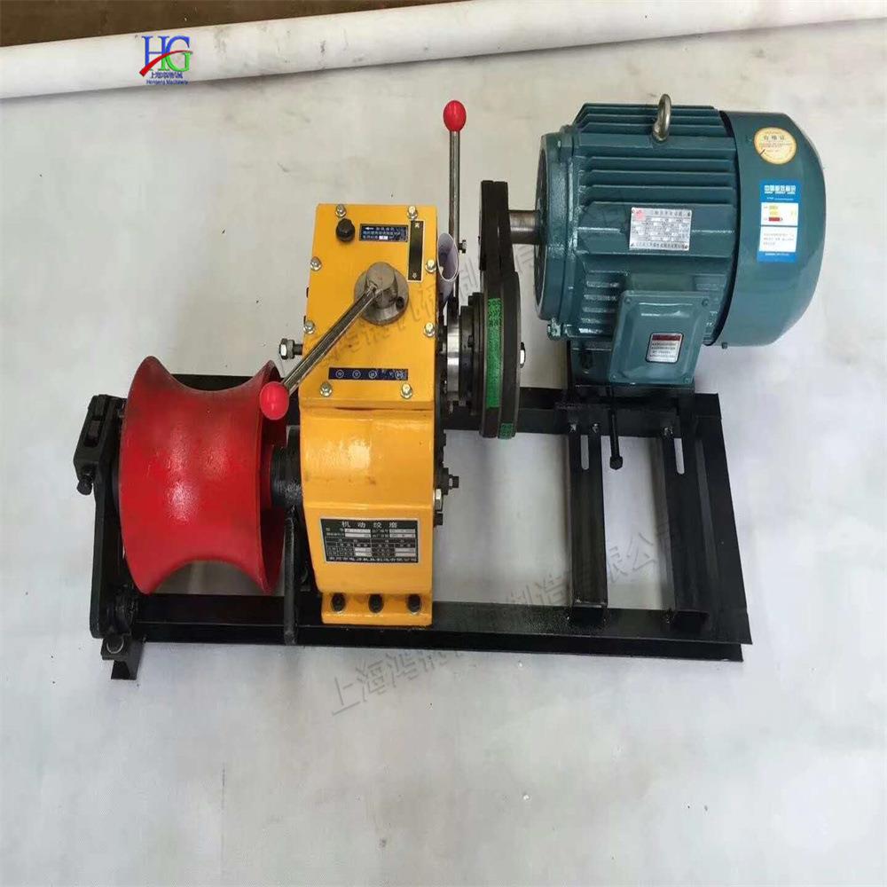 3T绞磨设备隧道铺设电缆线推拉机空中高压输电线路架设工具