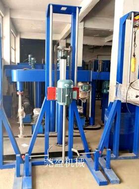 新款气动升降分散机化工液体速搅拌机不锈钢拉缸型号可选