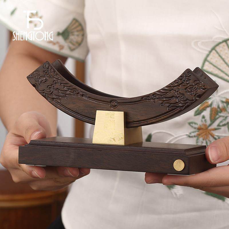 普洱茶架黑檀饼架实木茶架子茶展示架茶具配件茶cbj213饼白茶支茶