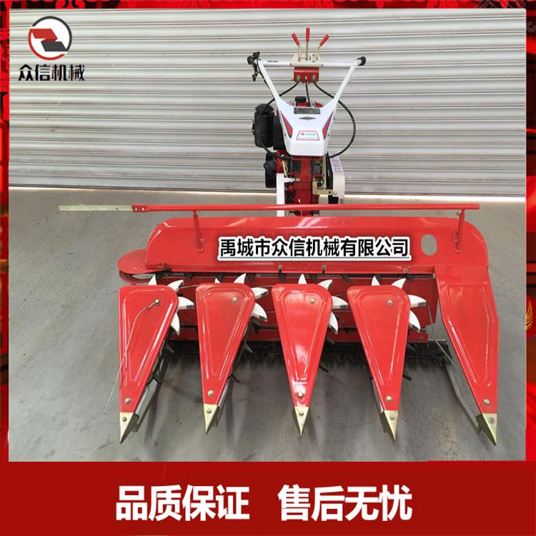 小型手推辣椒收割机玉米秸秆苜蓿艾草谷子手扶式割晒机水稻