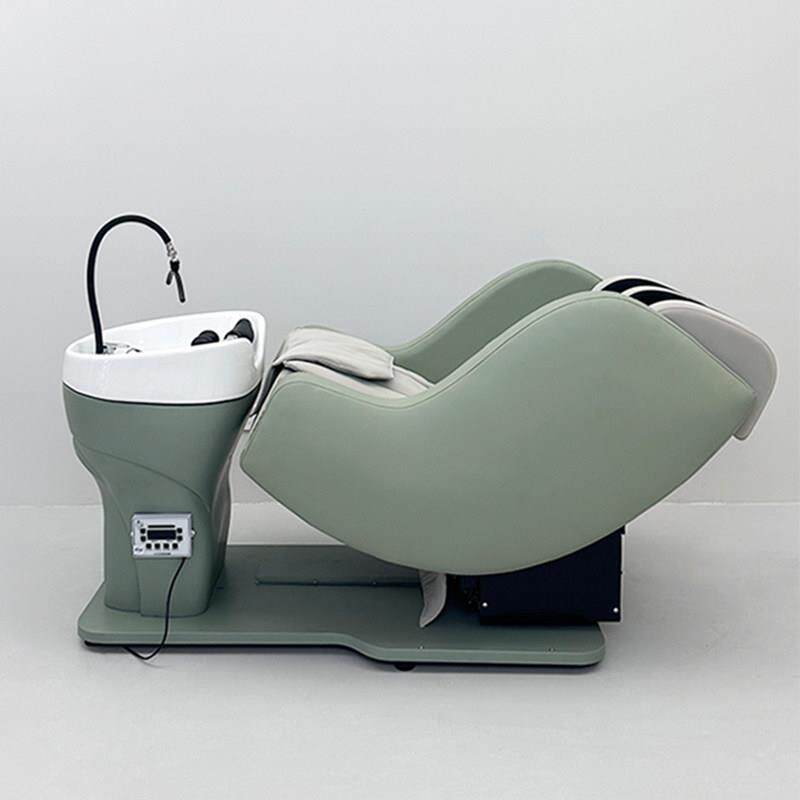 网红潮店旋转按摩洗头床电动按摩床养发馆美容院洗头多功能按摩椅