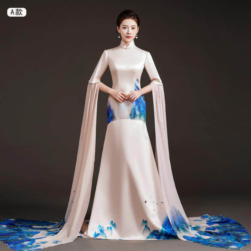 高档服国朝千里山模图礼服202礼服/晚装