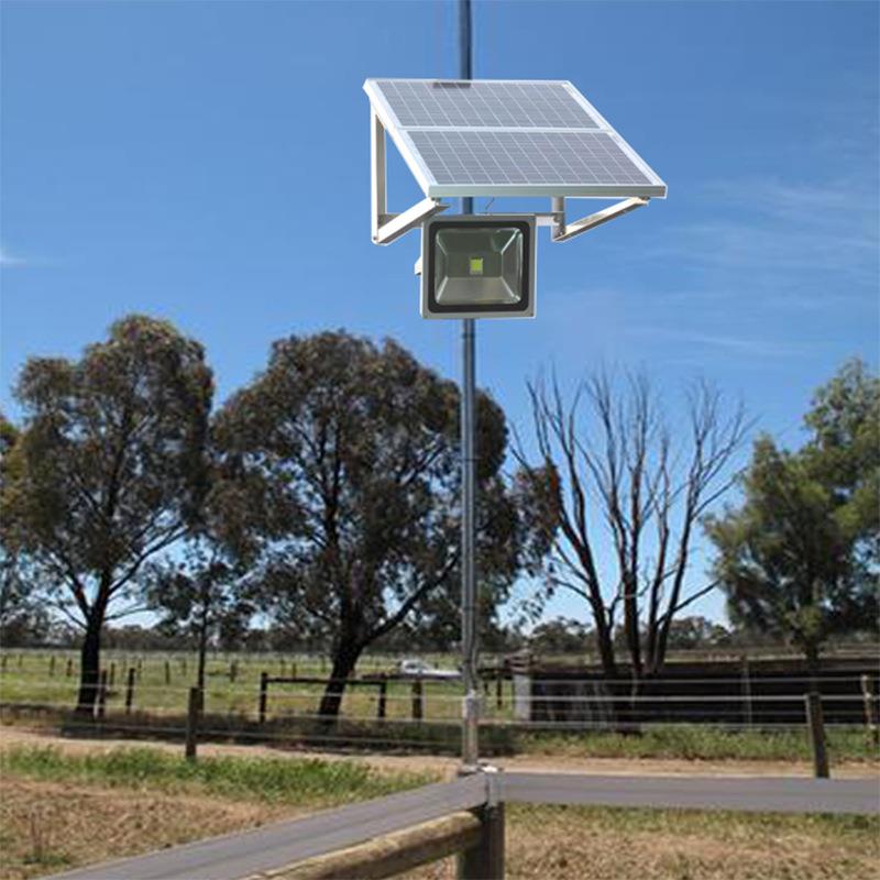 光健30W光控太阳能庭院景观灯产地直销高品质投射灯投光灯led灯