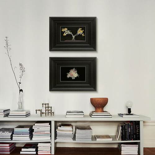 常玉《艺瓶菊》中古风玄中关装饰画客厅新式SNZ装饰厅画复古术餐