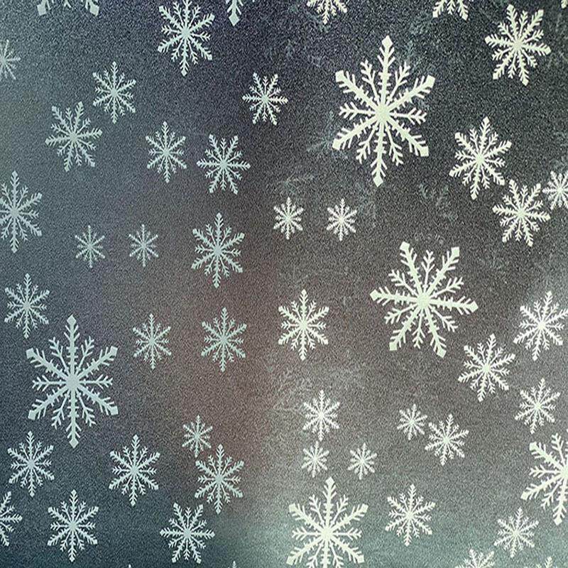 静电贴砂免室胶雪花璃贴纸窗花玻纸遮阳隔热磨贴膜窗贴防窥浴L400
