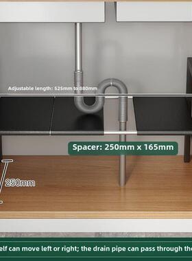 kitchen accessories Multi-layer pot storage rack Layering in