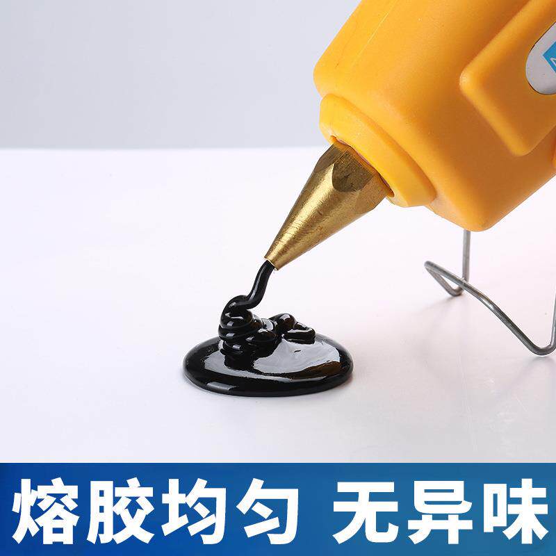 现货Y保型黑色热耐熔胶棒7mm11mm老化不拉POI丝DIEV环A胶条厂家
