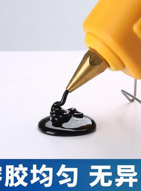 现货环保型黑色热熔D胶FET棒7mm11mmV耐老化胶不拉丝IYEA条厂家