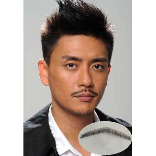 影视表演道具假胡子仿真假胡须一字胡八字胡逼真隐形影视化妆易容