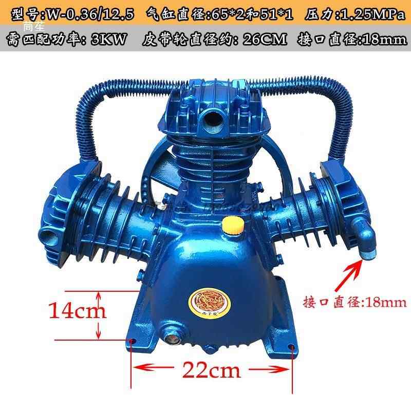 款压机活泵头气工泵小型塞打气UWS泵空空压机配件木空气压缩机
