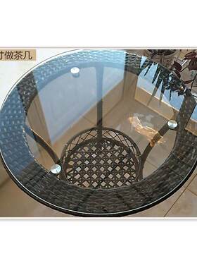钢化玻璃桌面定制定做长方形餐桌茶几面圆形台面家用酒店饭店面板