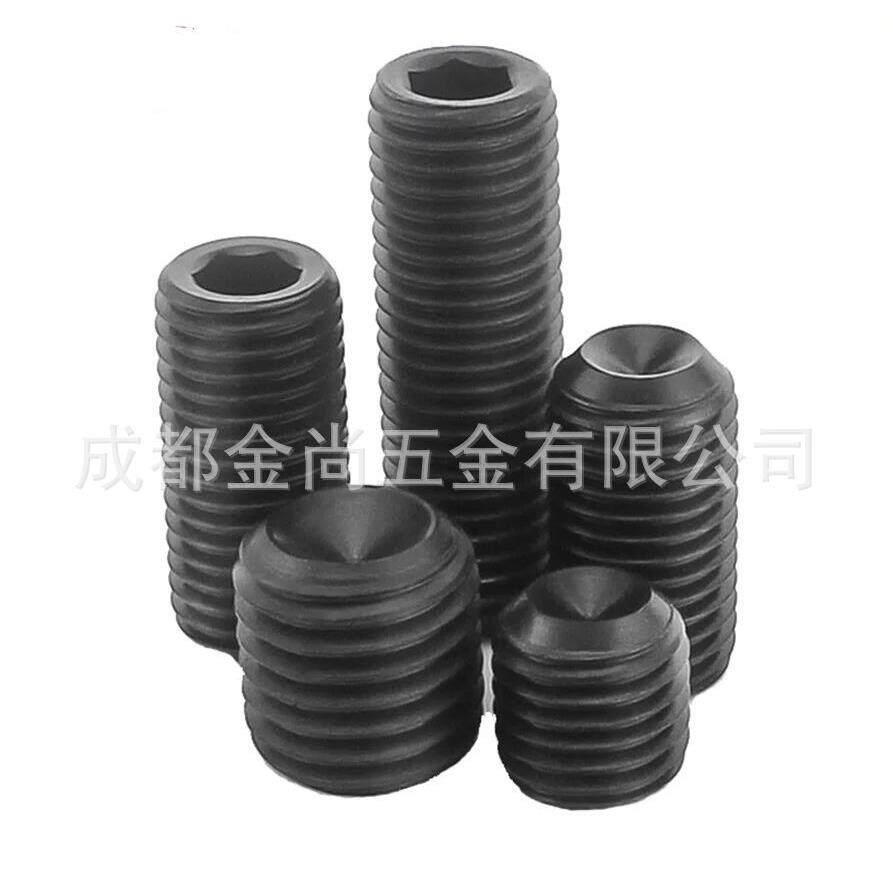 3/8-243/8英美制细牙内六角紧定螺丝12.9级无头机米英制细牙