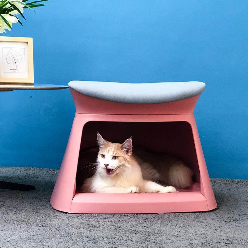 猫窝凳包邮创意凳子猫窝猫房子猫别墅半封闭多功能塑料宠物窝凳子,五金/工具,颗粒机,淘宝优惠券,粉丝福利购,淘宝优惠卷