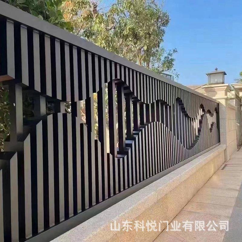 厂家直供 铝艺别墅庭院子小区家用院墙围栏 铝合金护栏防爬栅栏