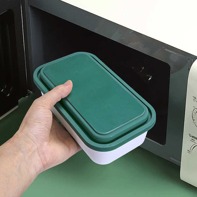 喇叭花一次性餐盒 塑料便当盒外卖打包方盒饭菜分离可配内托150套