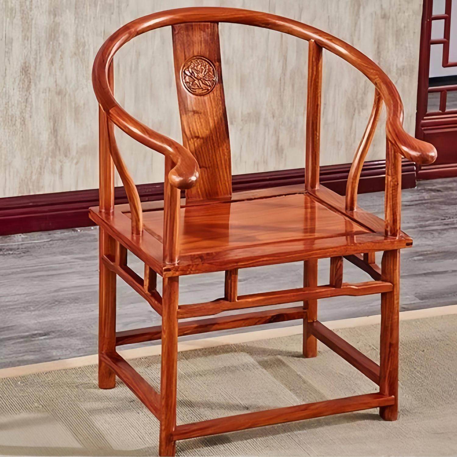 红木家具花梨木圈椅新中式实木茶椅休闲椅靠背椅办公刺猬紫檀椅,住宅家具,红木椅凳,淘宝优惠券,粉丝福利购,淘宝优惠卷