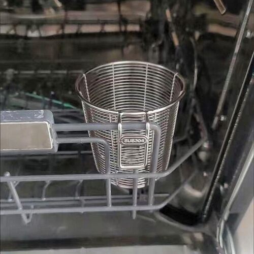 不锈钢筷子筒壁挂式通风筷笼筷子收纳盒沥水架洗碗机专用