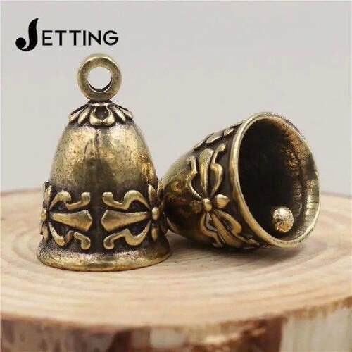 Bell Pendant Jingle Bell Brass Vintage Keyring For Gift