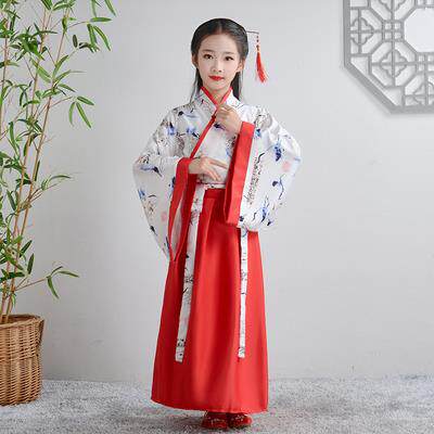 高档万圣生节新款装演汉服书书童国学服三字经弟子规套装小阿毛古