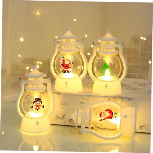 Christmas Festoon Led Lights Stanta Claus Snowman